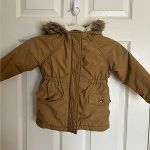 Old Navy Girls Brown Puffer Jacket 4T